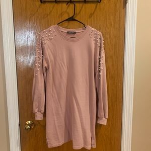 🔥LAST CHANCE🔥 
Embellished Sweatshirt Dress